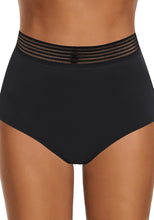 Load image into Gallery viewer, Women Elastic Panel High-Waist Swim Bottom
