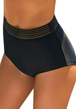 Load image into Gallery viewer, Women Elastic Panel High-Waist Swim Bottom
